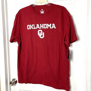 Men's Fanatics 2XL Branded Crimson Oklahoma Sooners Norman 1890 T-Shirt OU SS